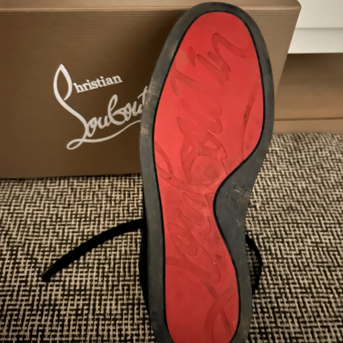 Marinblåa sneakers från Christian Louboutin. Byter hälst! - 90