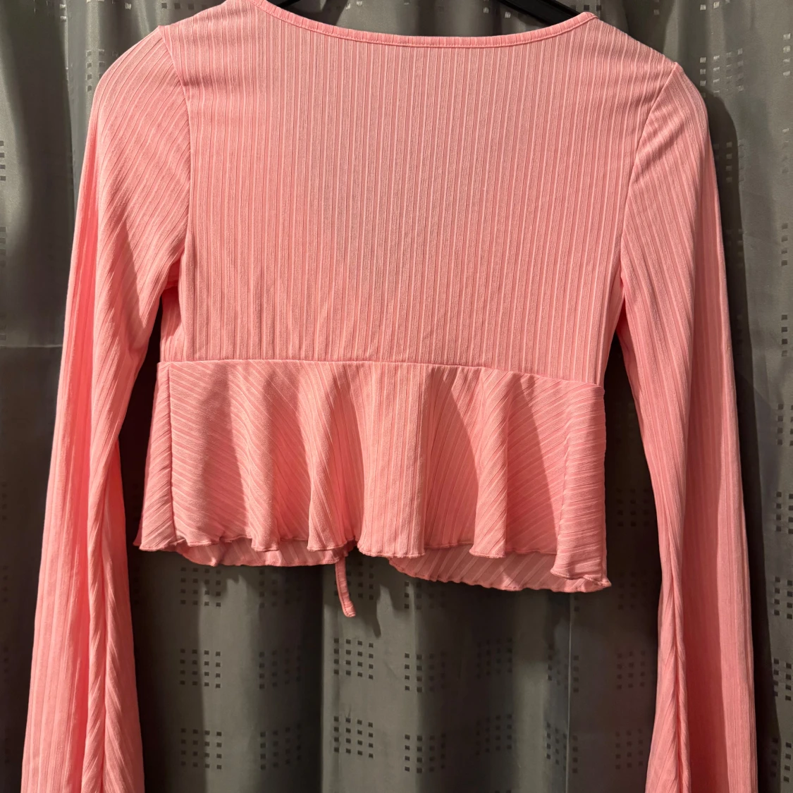 Rosa ribbad topp från Shein - 91