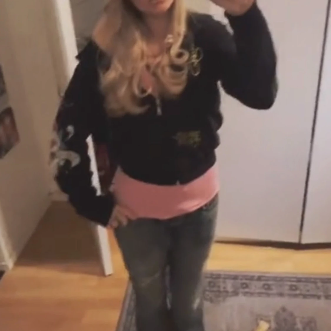 ASFET vintage edhardy zip up - 1