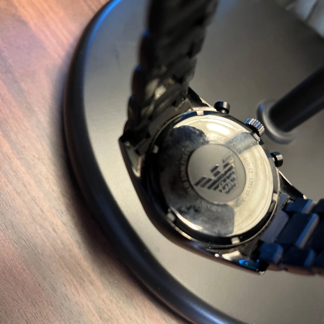 Svart klocka Emporio Armani 43mm - 2