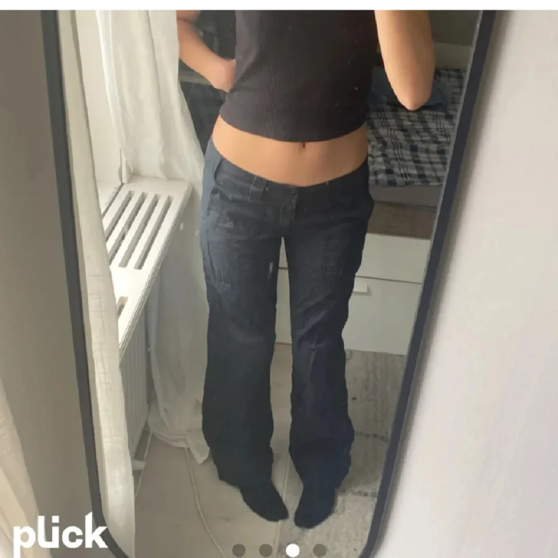 Svarta cargopants - 1