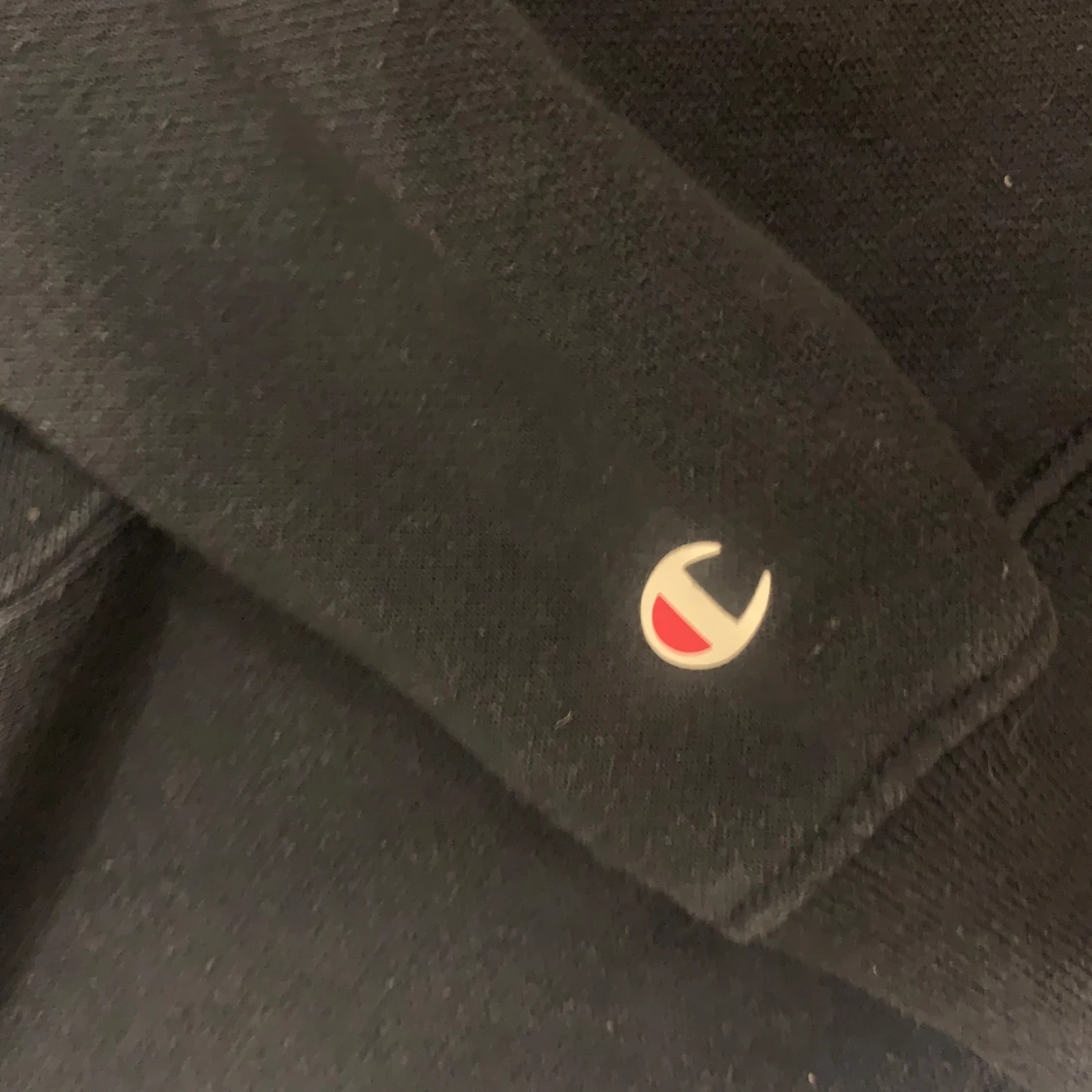 Mörkblå hoodie - 91