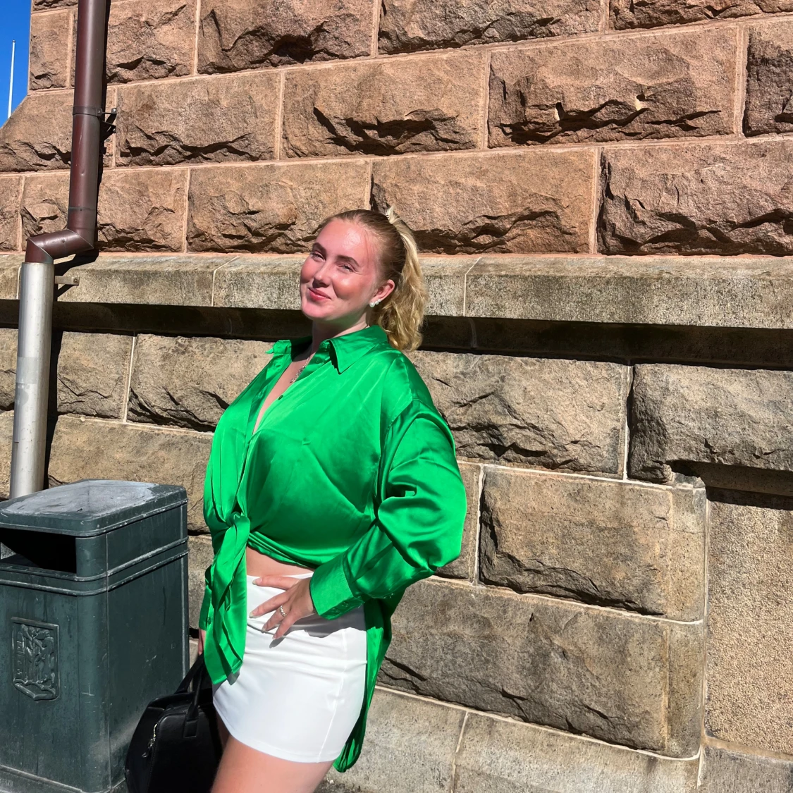 Grön blus/tunika - 92