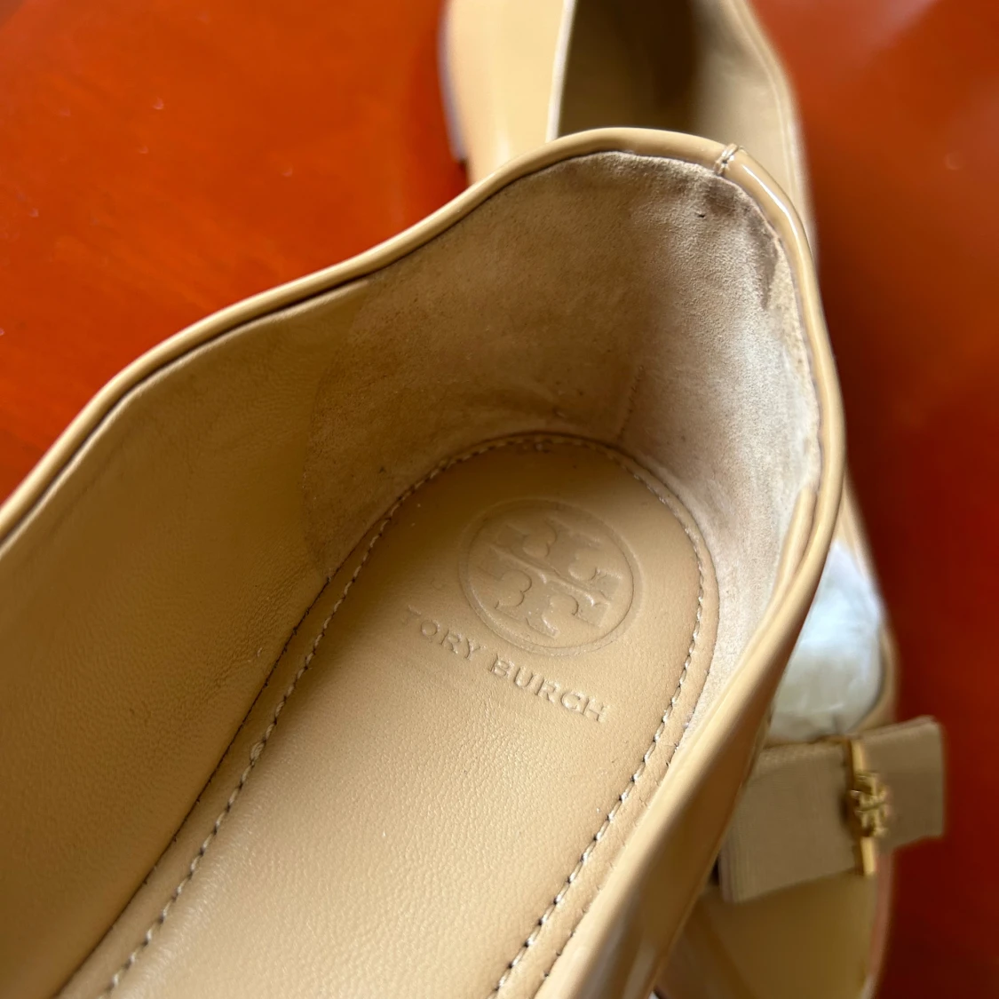 Beige ballerinaskor från Tory Burch - 91