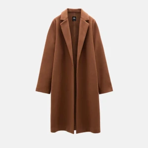 Brun lång kappa från Zara - ny kappa från Zara, perfekt för höst och vinter