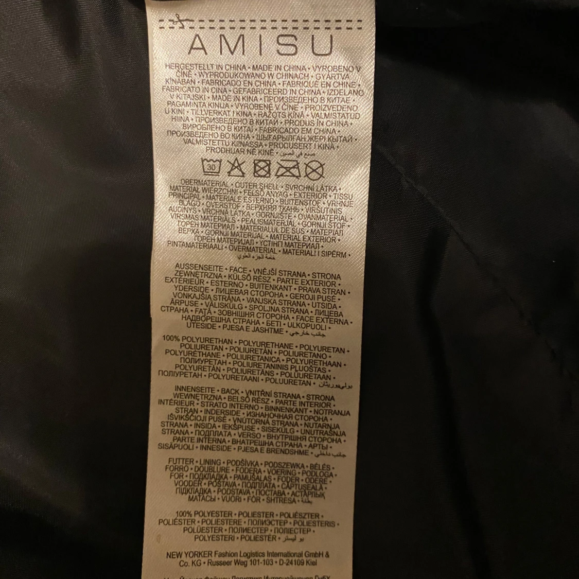 Vacker brun läder jacka  - 92