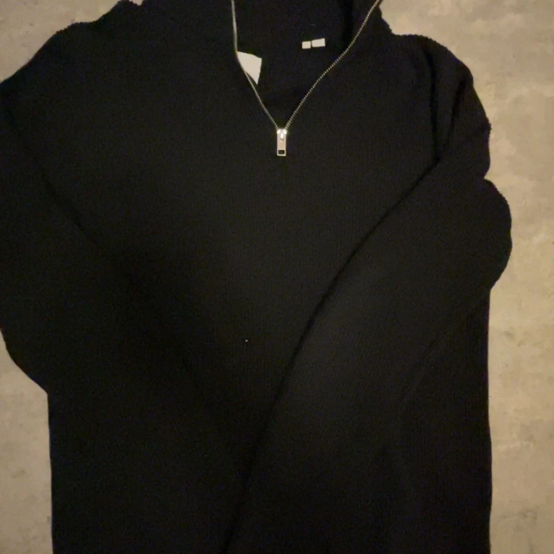 Half zip stickad  - 90