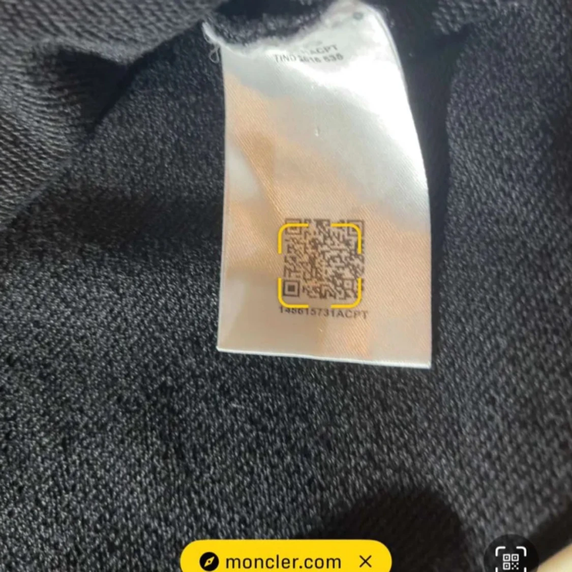 Svart hoodie från Moncler - 92