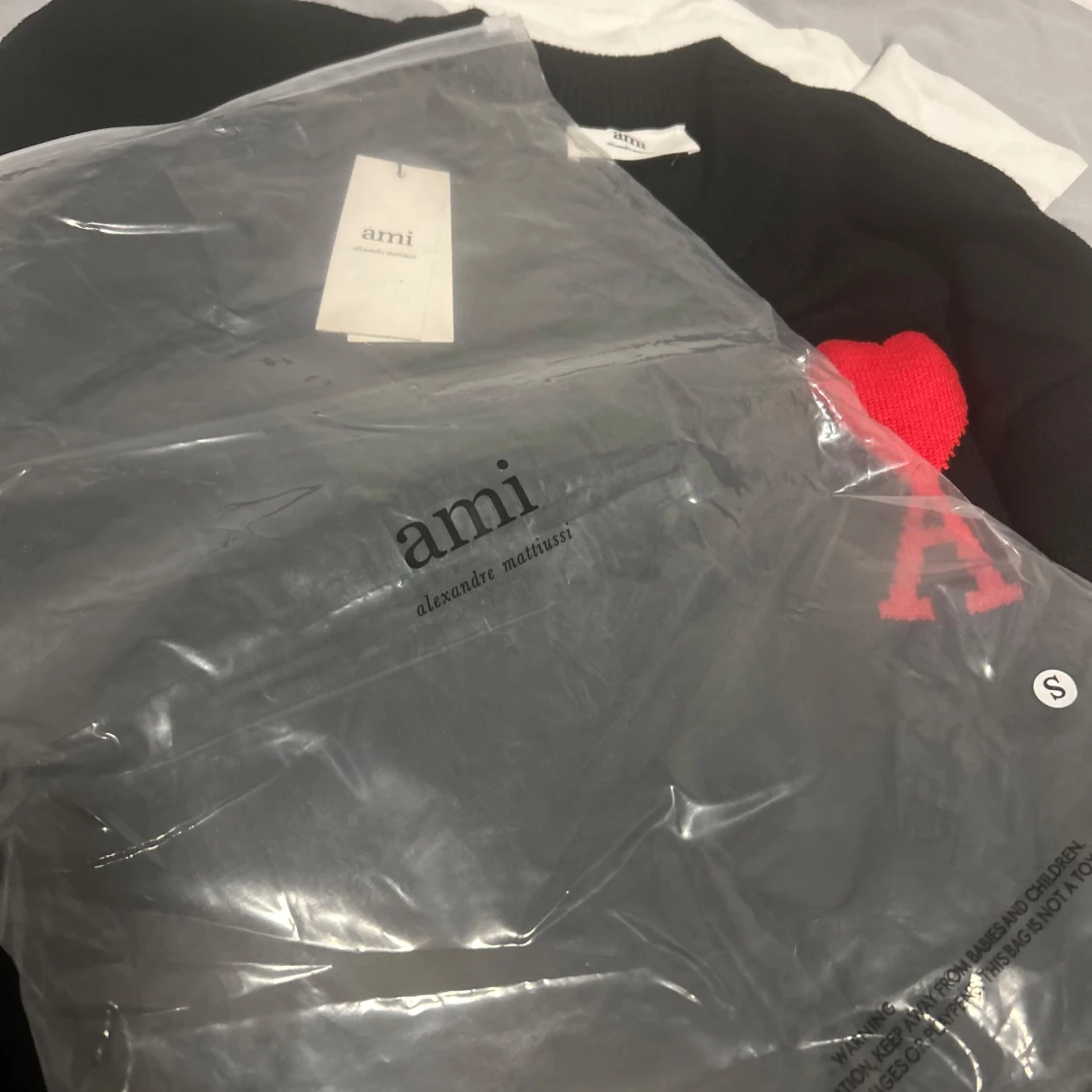 Svart Ami Paris Tröja - 92