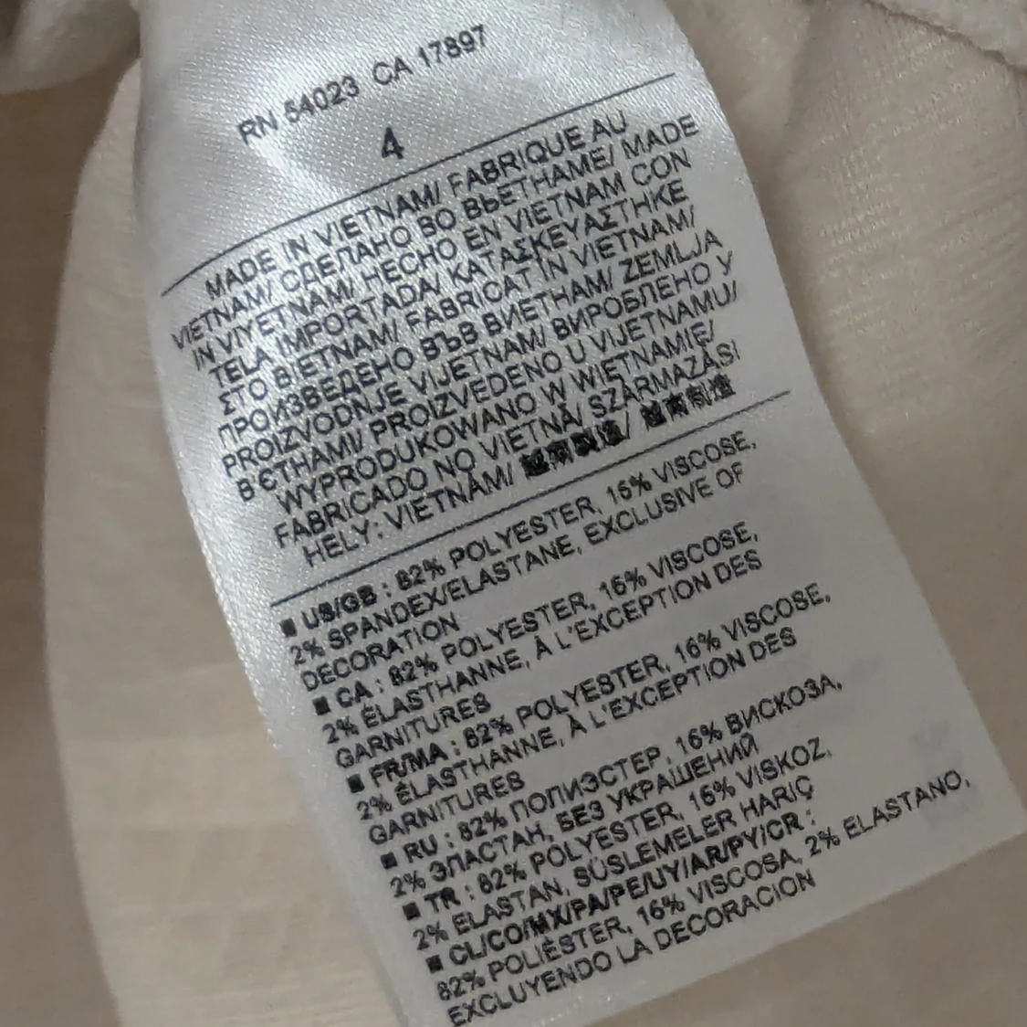 Crémefärgad quiltad kjol från Banana Republic - 93