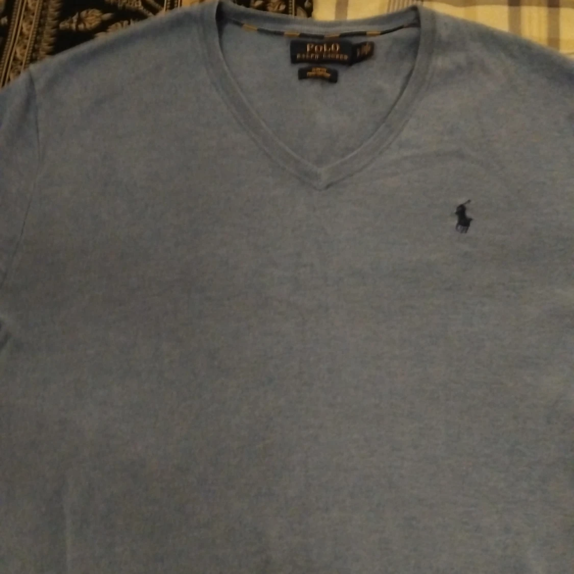 Blå v-ringad tröja från Polo Ralph Lauren