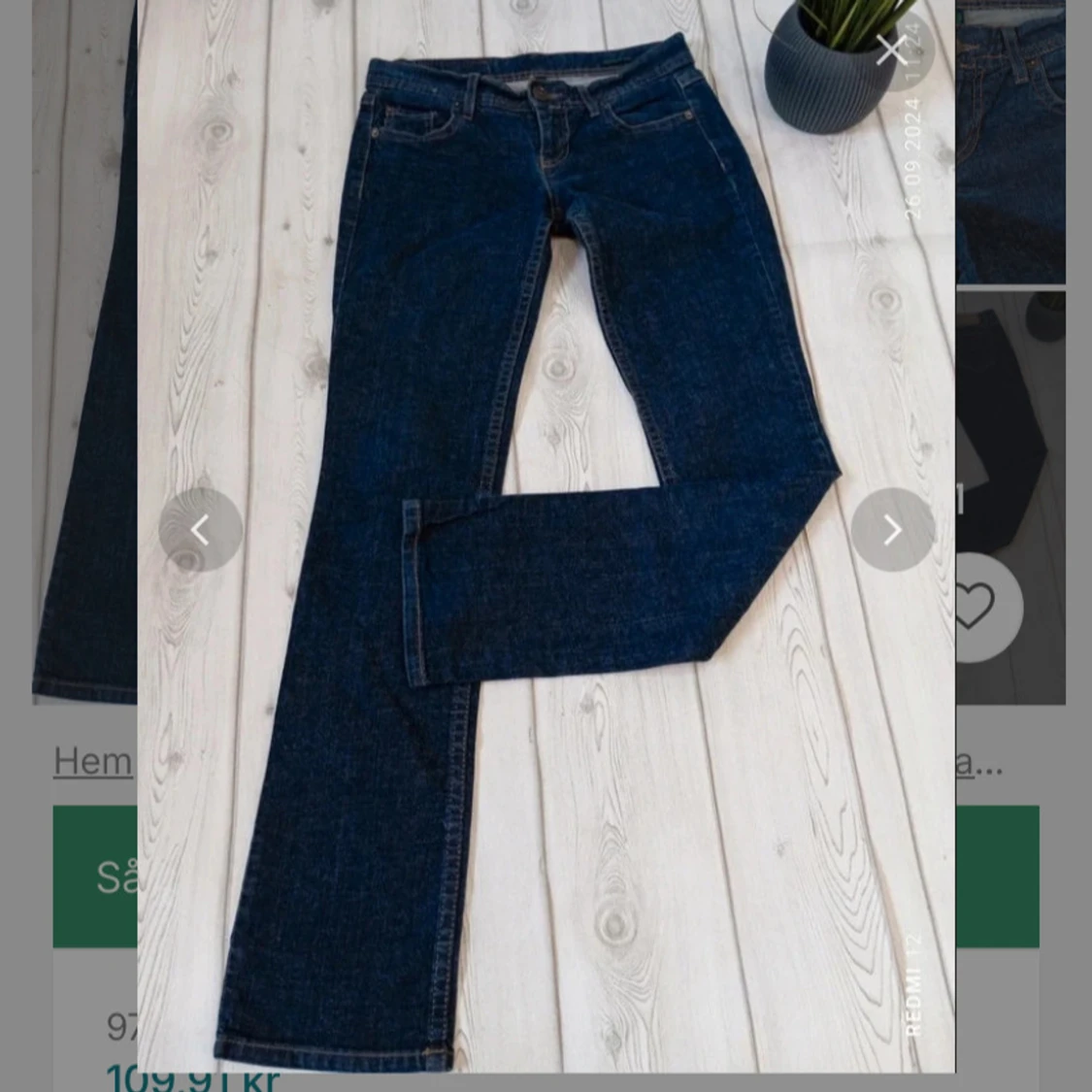 Mörkblå jeans från Benneton