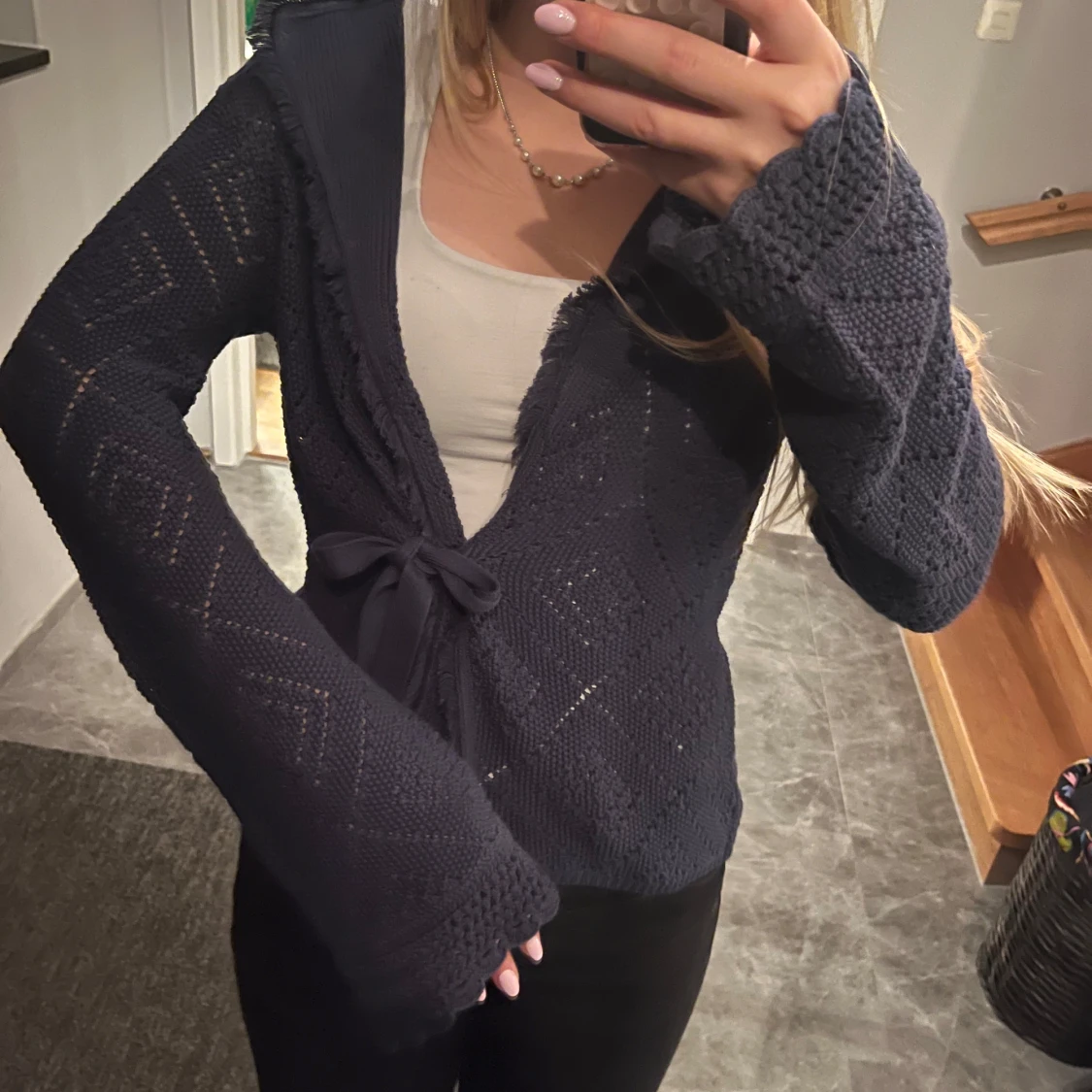 Mörkblå kofta från Odd Molly - 90