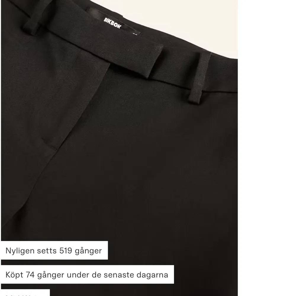 Nya byxor från bikbok, helt oanvända, kan fixa fler bilder . Jeans & Byxor.