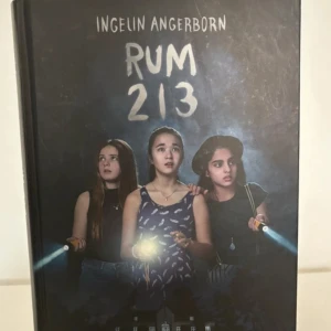 Rum 213 och Sal 305  - Spännande böcker av Ingelin Angerborn med en mystisk och kuslig stämning. Omslaget på Sal 305 visar en mörk trappa med en skugga i bakgrunden, vilket ger en känsla av mystik och spänning. Perfekt för dig som gillar rysare och mysterier! Sal 305 är en fristående fortsättning på Rum 213. Säljer fler böcker, kolla min profil! 