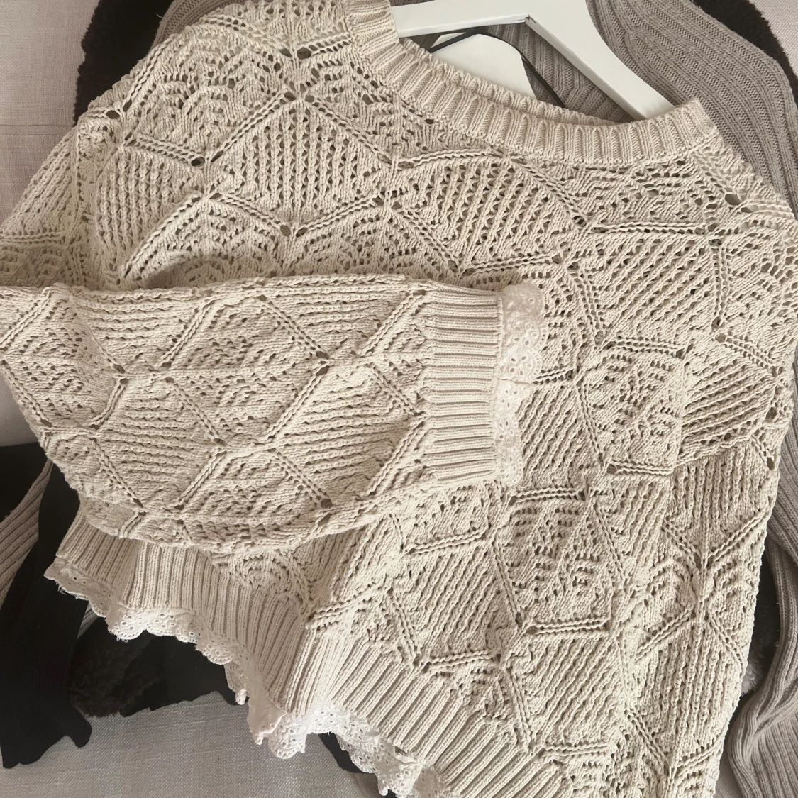 Virkad tröja från ZARA