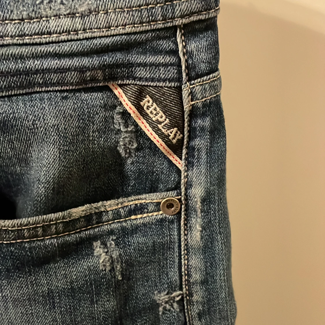 Blå jeans från Replay - 92