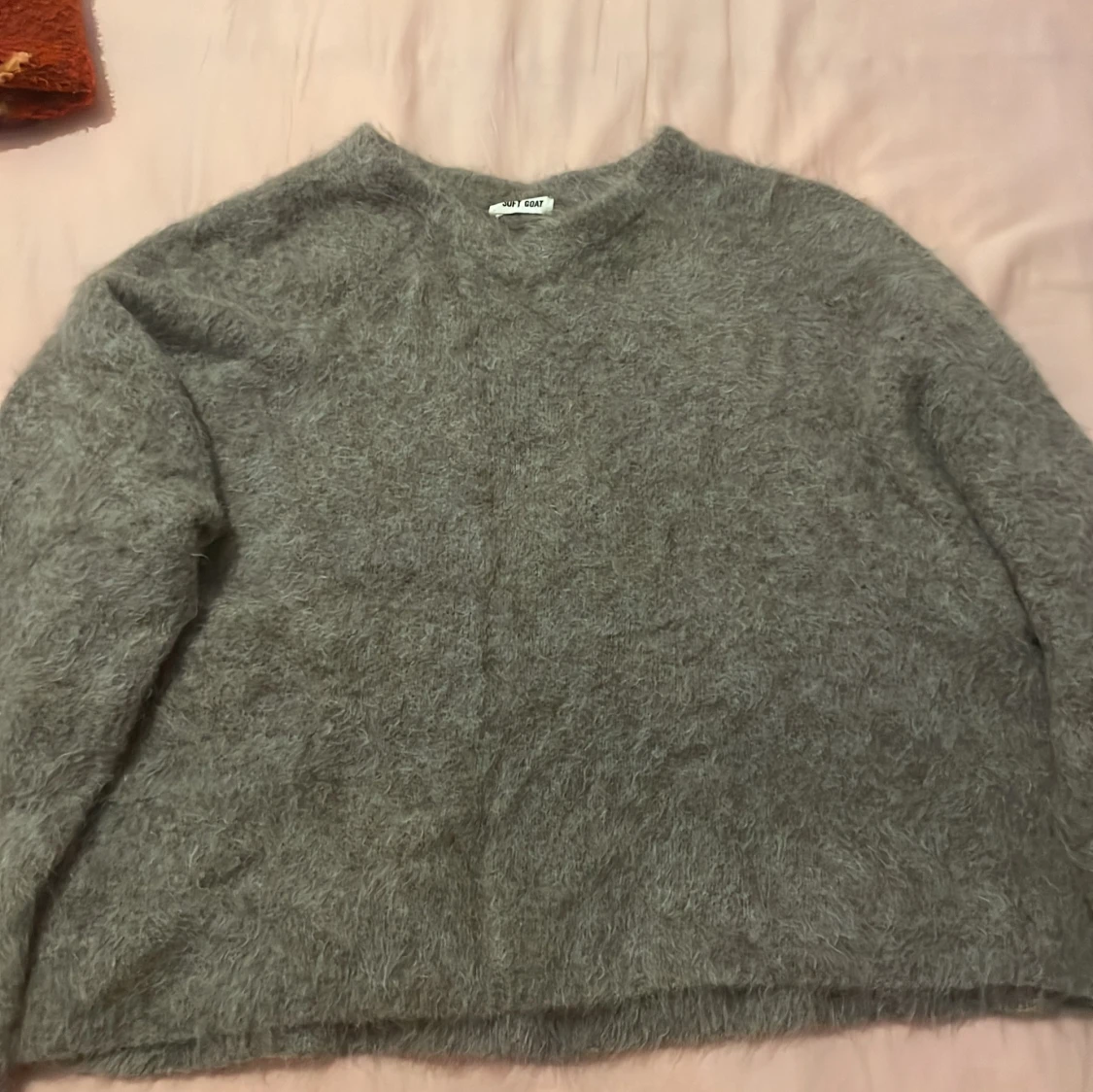 Grå ulltröja från Soft Goat 