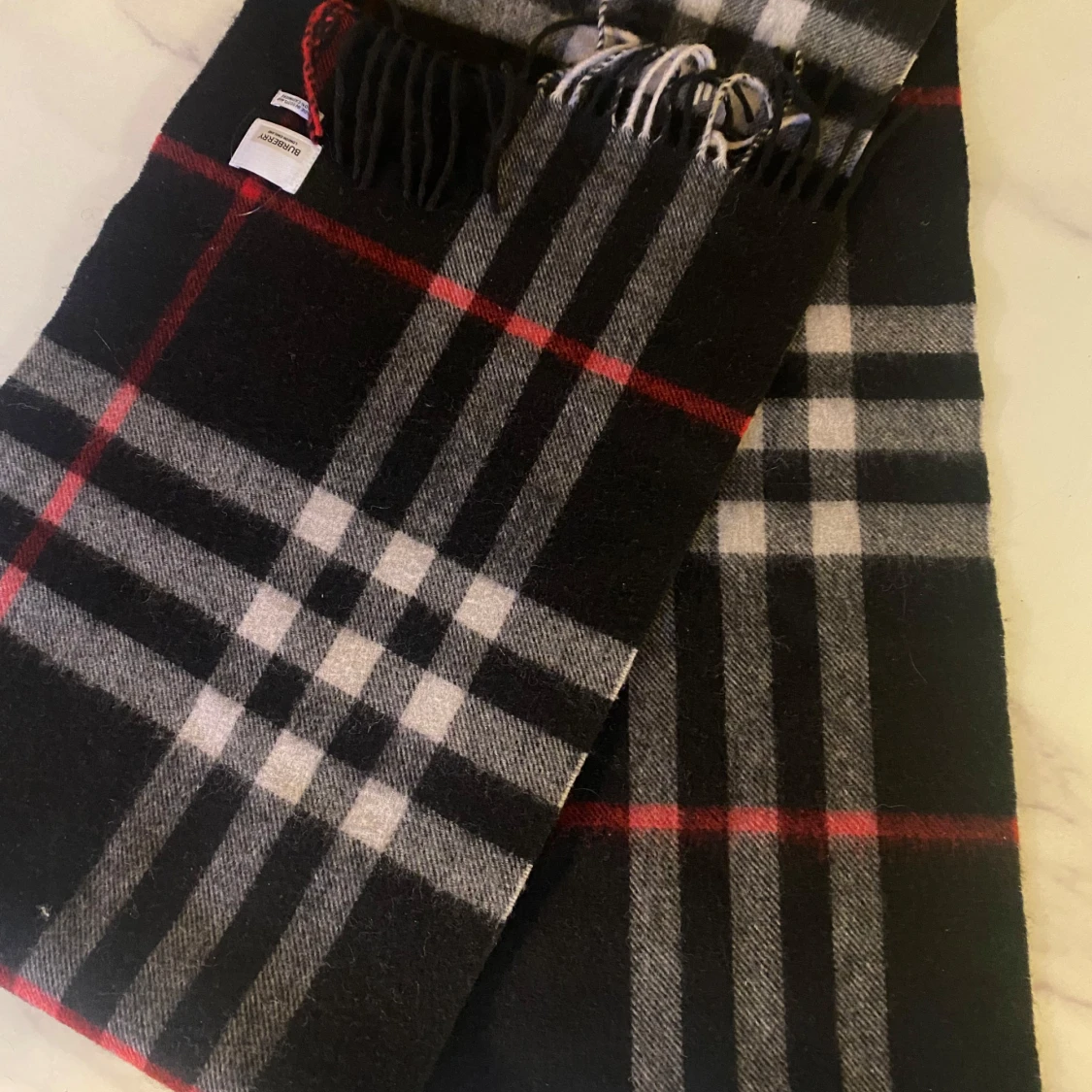 Rutig halsduk från Burberry