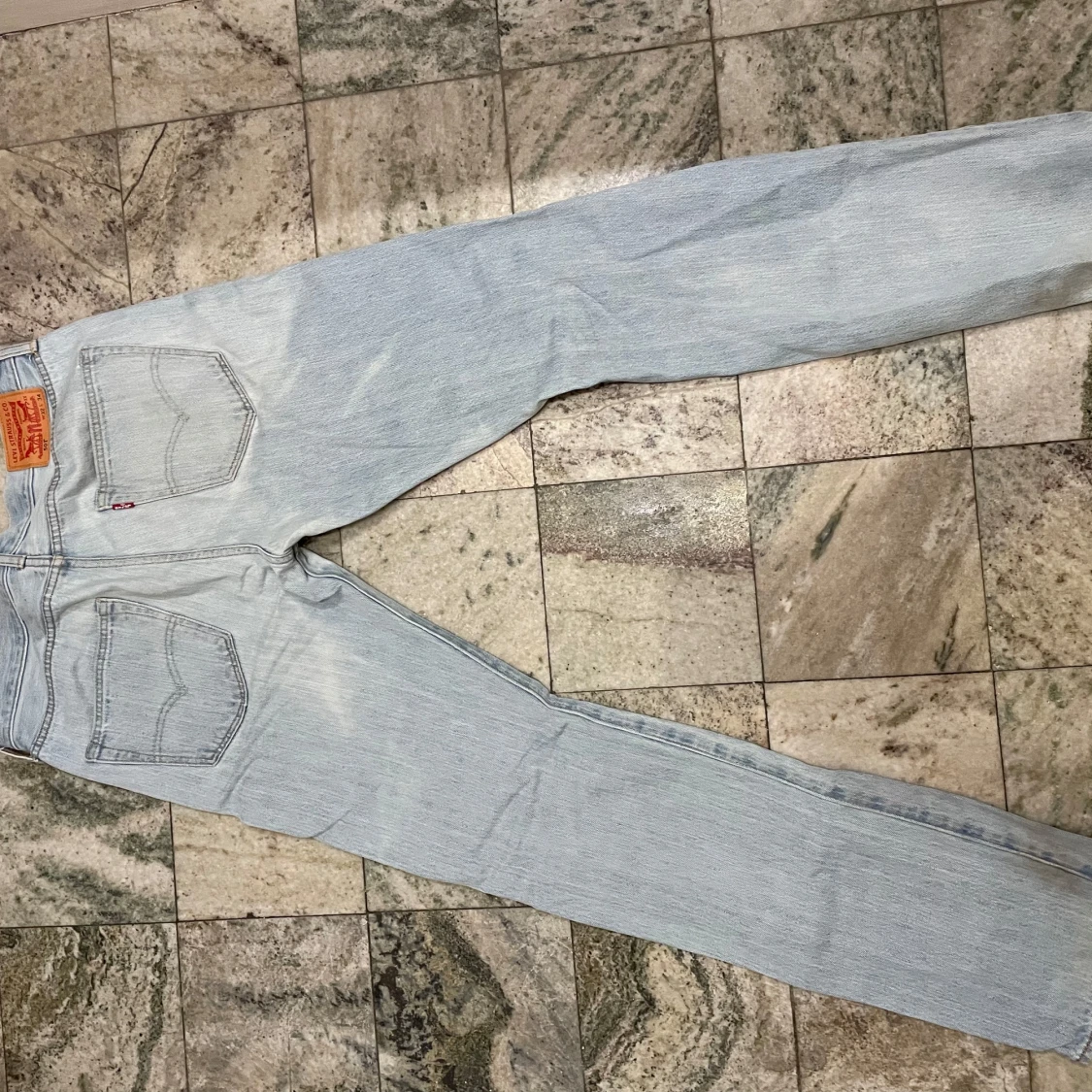 Ljusblå Levis 501 jeans 32/34