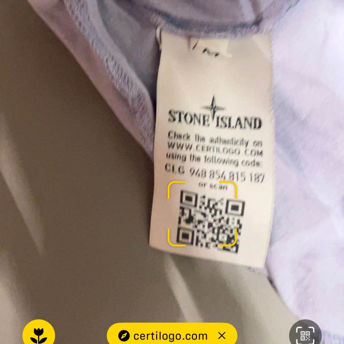 Ljusblå t-shirt från Stone Island - 91