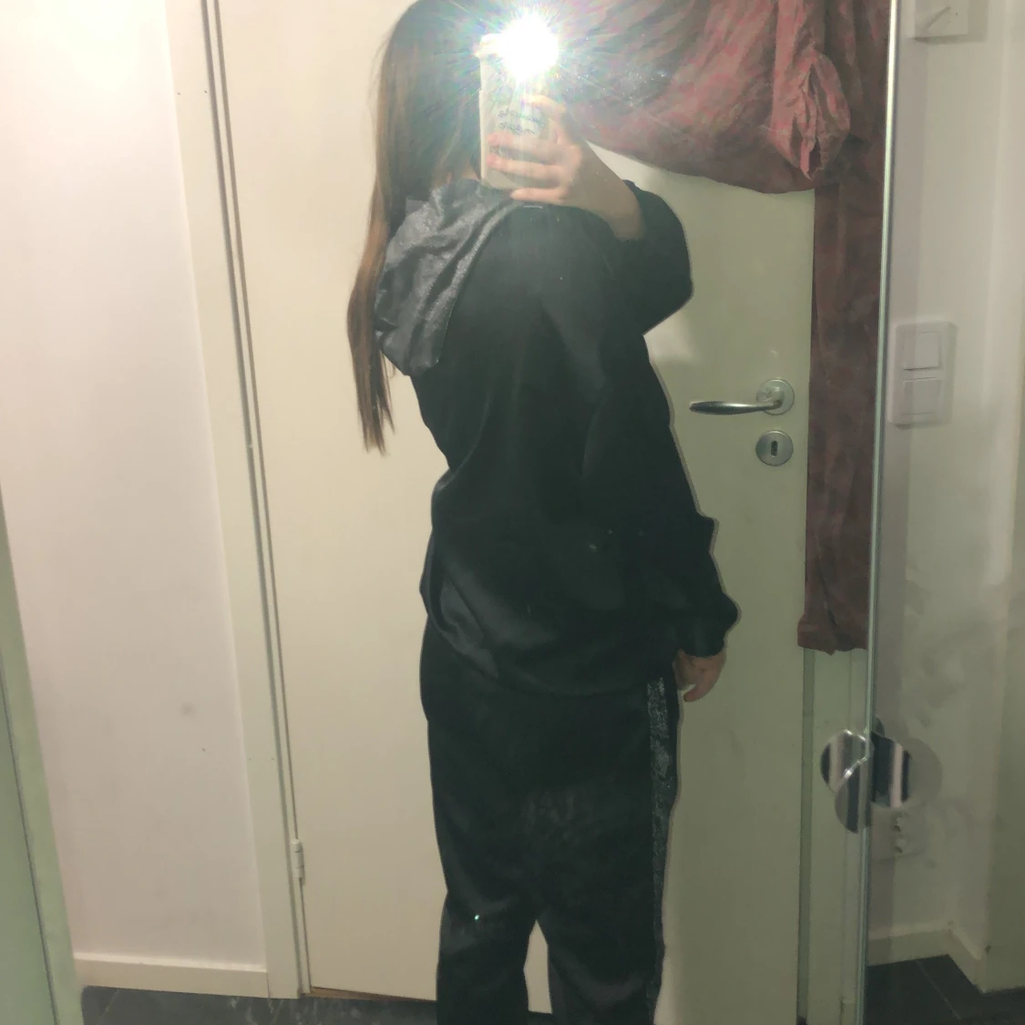 Svart mjukis set med mönster - 91