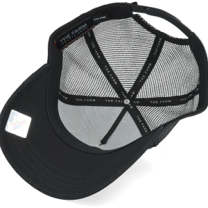 Svart keps med pantermotiv - Snygg svart keps från The Farm med ett coolt pantermotiv på framsidan. Kepsen har en klassisk trucker-stil med mesh på baksidan för bra ventilation. Perfekt för både vardag och fest!