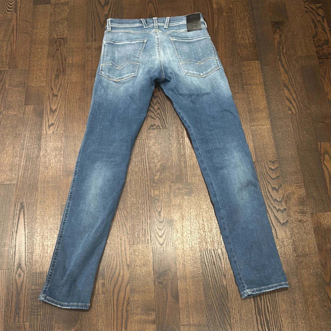 Blå jeansbyxor Replay Anbass  - 92