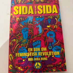 Sida vid Sida: En bok om feministisk revolution - Färgstark bok om feministisk revolution, redigerad av Nina Rung. Omslaget pryds av kraftfulla illustrationer i blått, rött och gult med symboler för styrka och gemenskap. En inspirerande läsning för den som vill förstå och delta i kampen för jämställdhet. En stark bok som jag gott rekommenderar att man läser! 