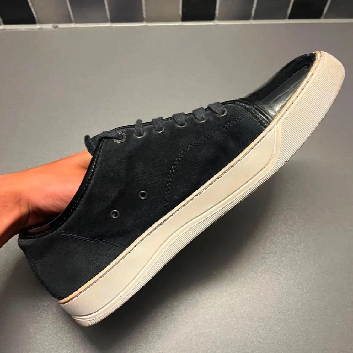 Marinblåa Lanvins - 90