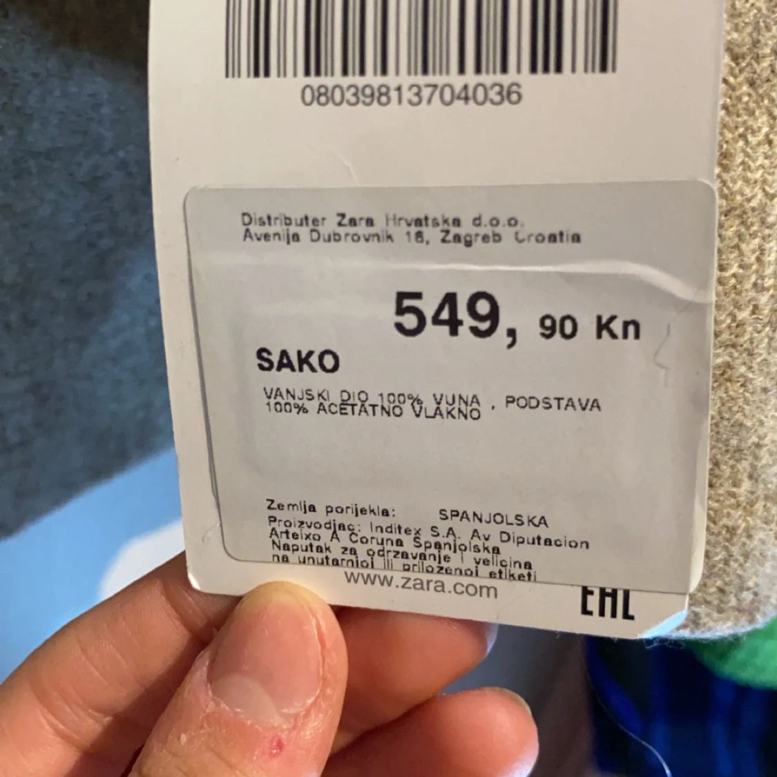 Beige kavaj från Zara - 1