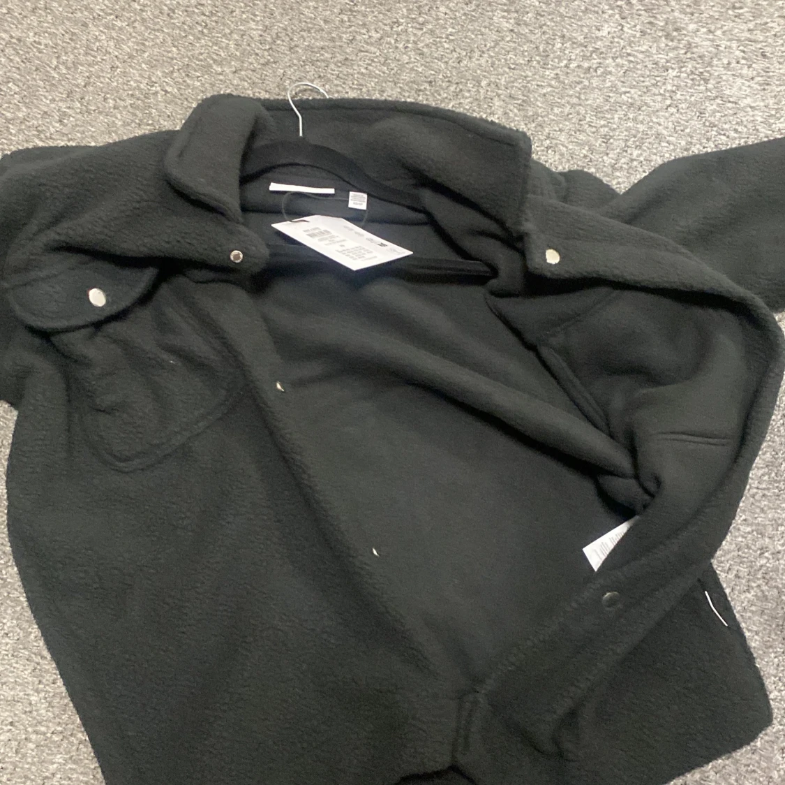 Svart fleecejacka från Only & Sons helt ny som ni ser tag fortfarande kvar - 2