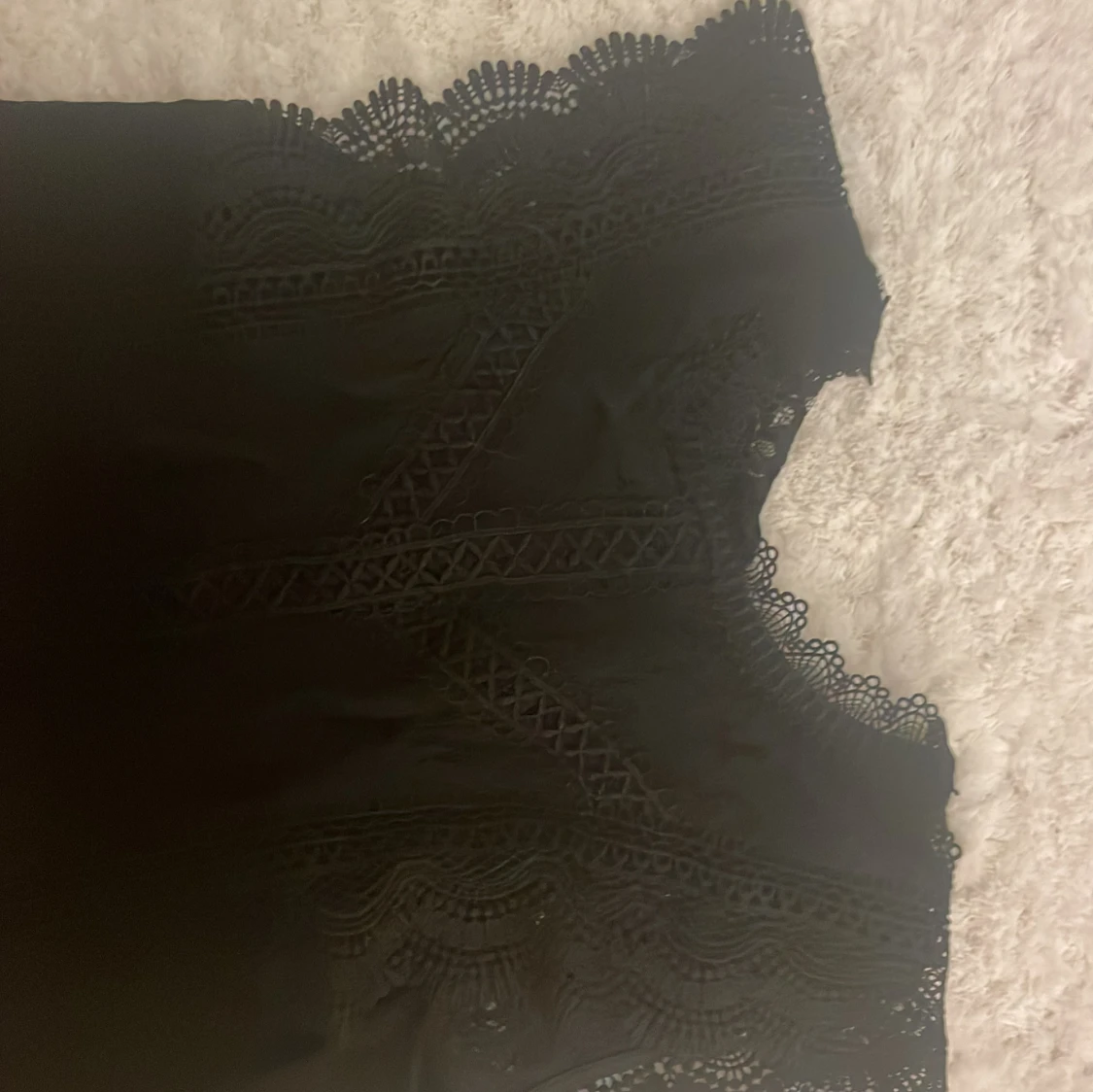 Svart spetsblus från ONLY - 1