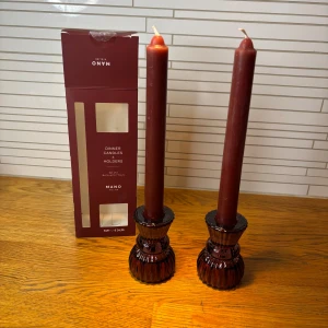 Ljusstakar med ljus  - Nya 