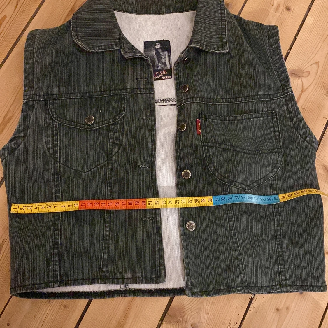 Grön jeansväst från ACM - 2