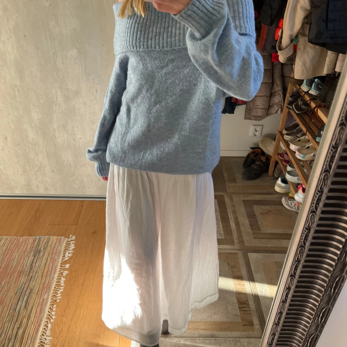 Mysig stickad tröja  - 90