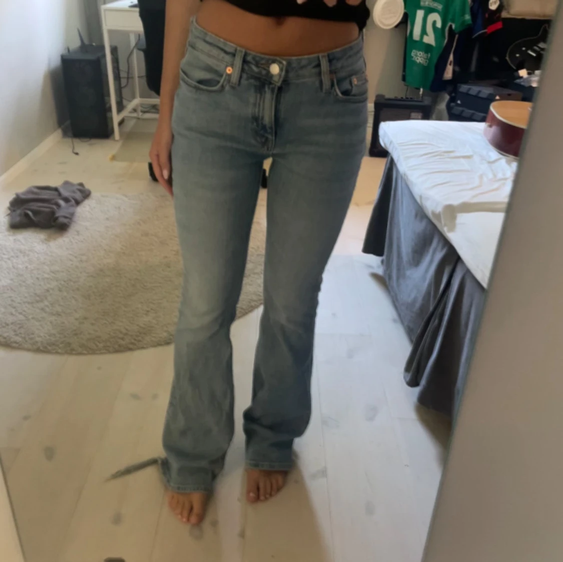 Lågmidjade jeans - 90