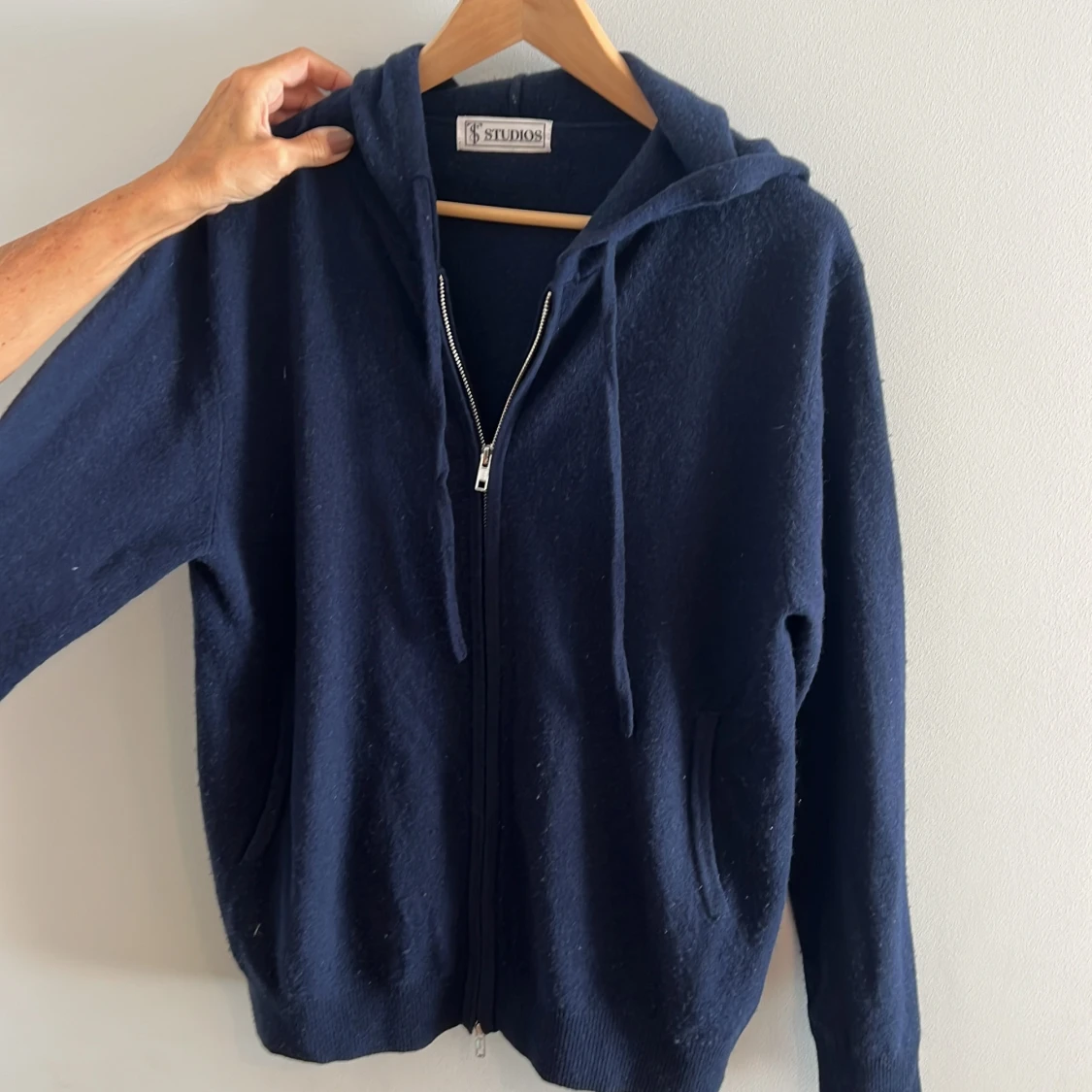 Cashmere zip hoodie - 90