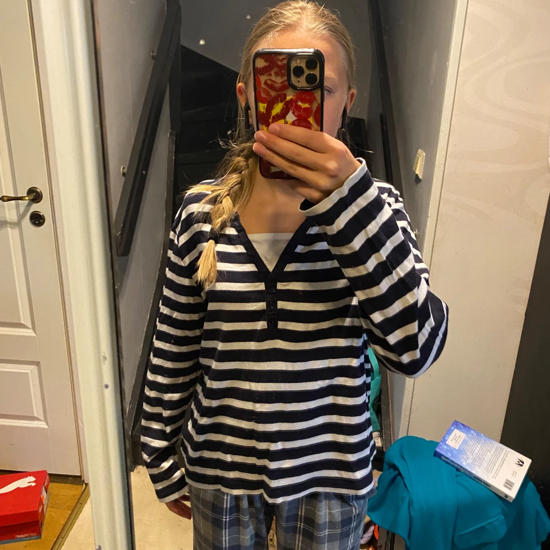 Randig långärmad tröja från CPM Collection