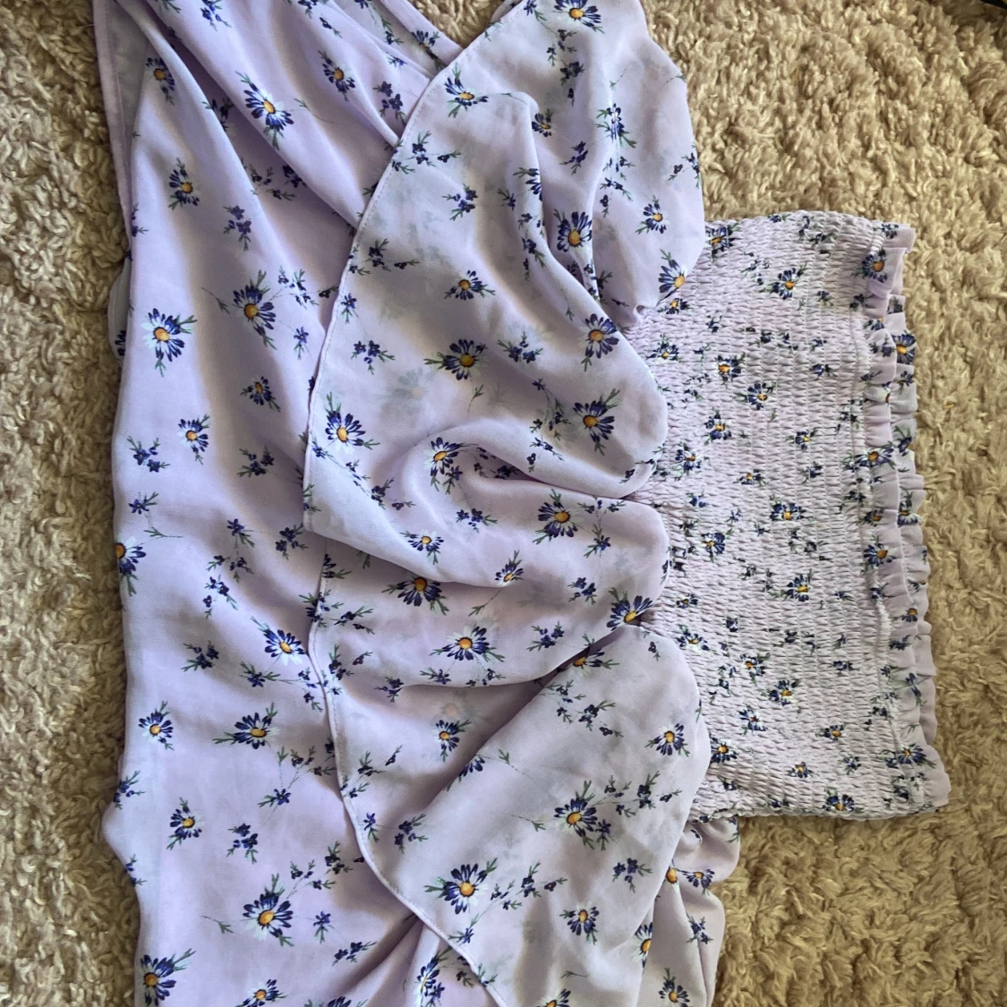 lila blommig kjol från cubus - 91