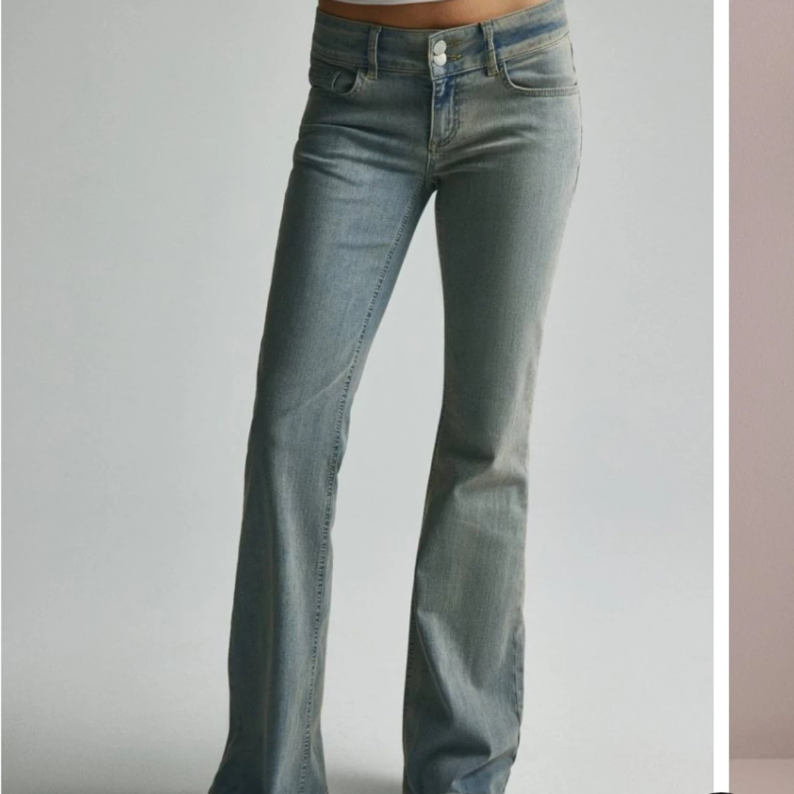 Low waist bootcut 5-pocket jeans - 92