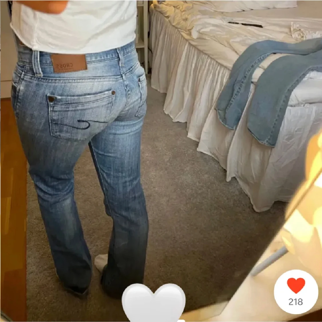 Lågmidjade jeans - 90