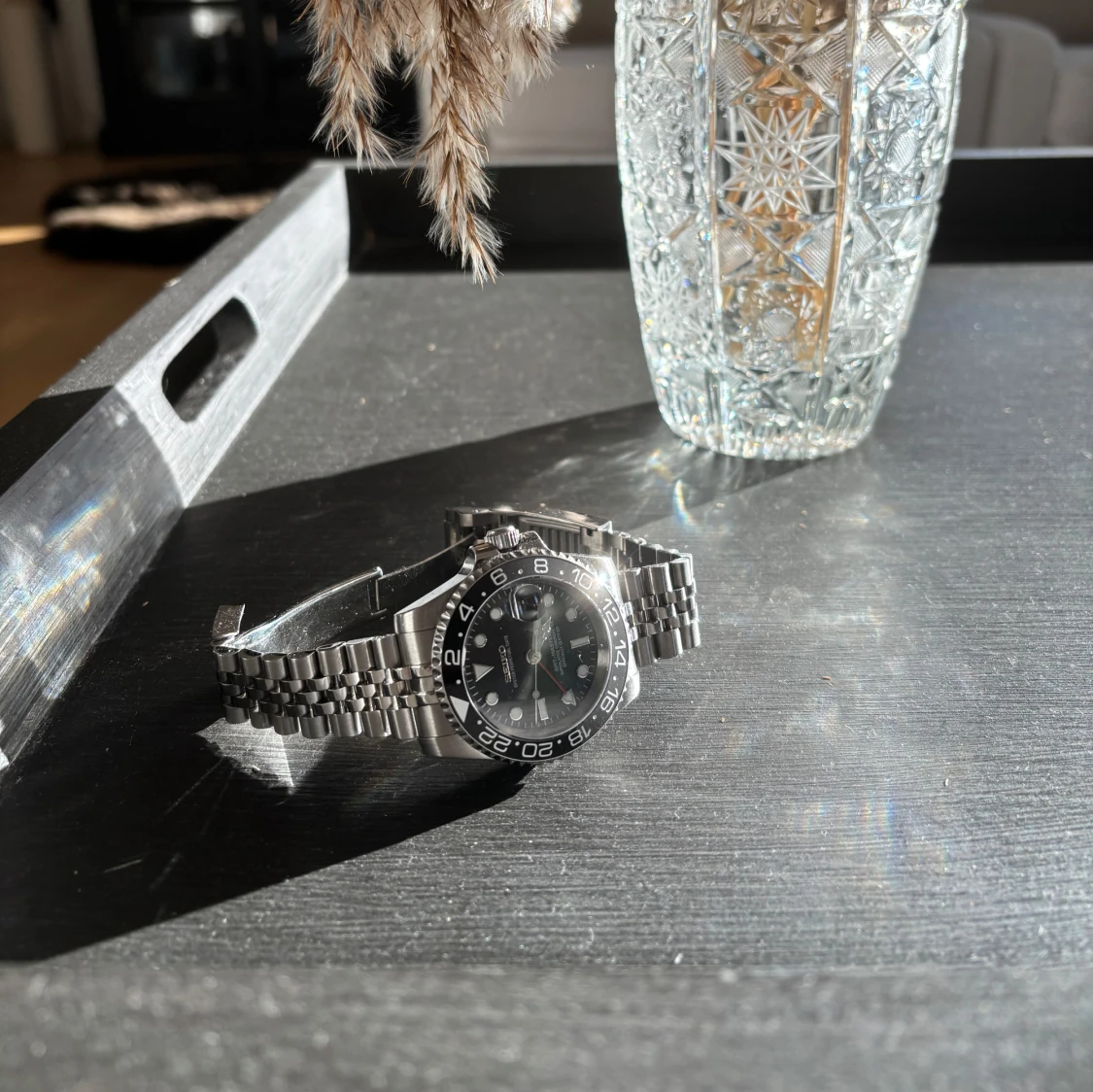 Seiko klocka i rostfritt stål