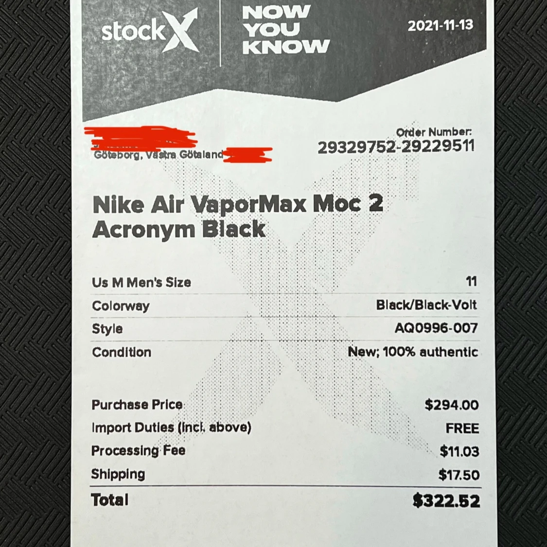 NIKE ACRONYM X AIR VAPORMAX MOC 2 'VOLT' - 2