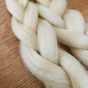 Made by prisförslag- 2 st blonda flätor  - Made by prisförslag- 