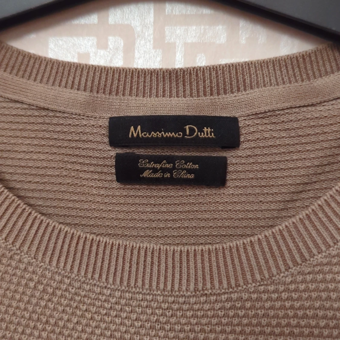 Beige kortärmad tröja från Massimo Dutti - 91