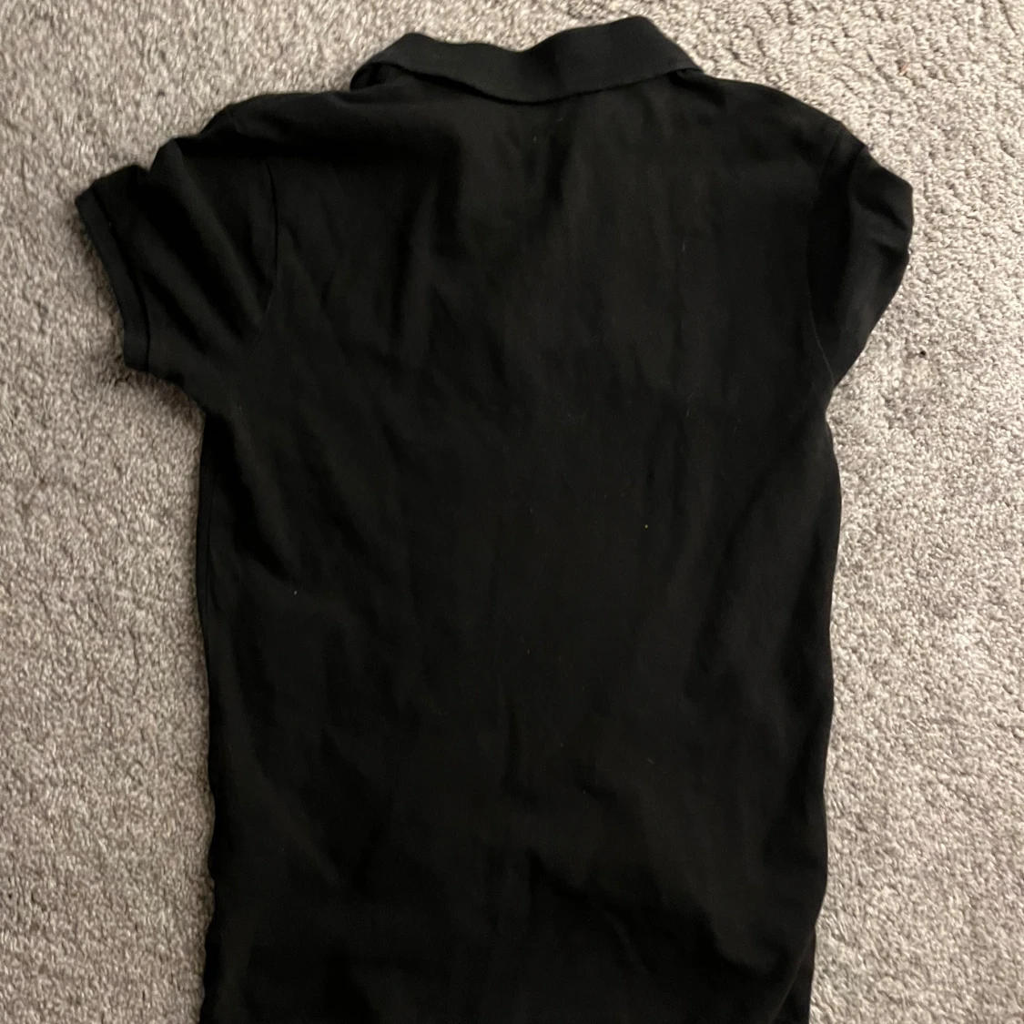 Svart kortärmad pikétröja från Ralph Lauren - 90