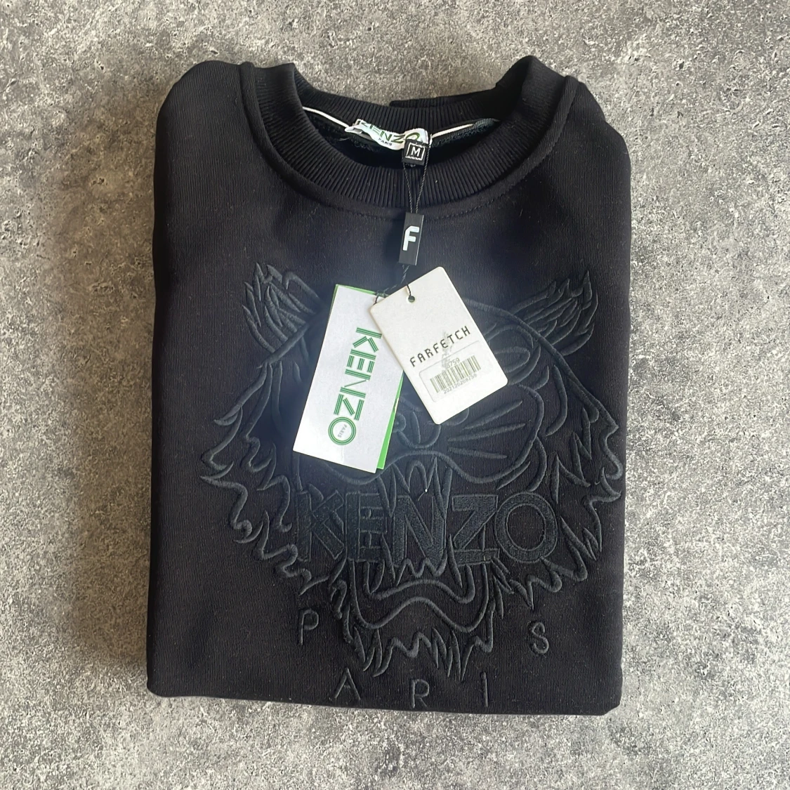 Svart kenzo tröja (sweatshirt) - 90