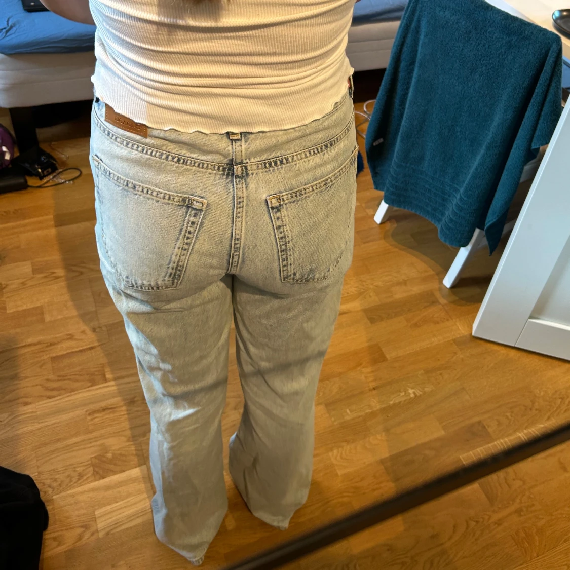 Ripped ljusblå jeans🤗 - 91