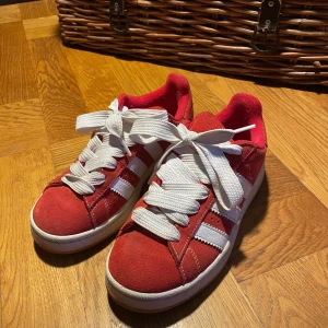 Adidas Campus  - Röda campus i nyskick använda en gång storlek 36 och två tredjedelar 